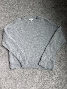 Club Monaco Cashmere Blend Crewneck Sweater Heather Gray size XS